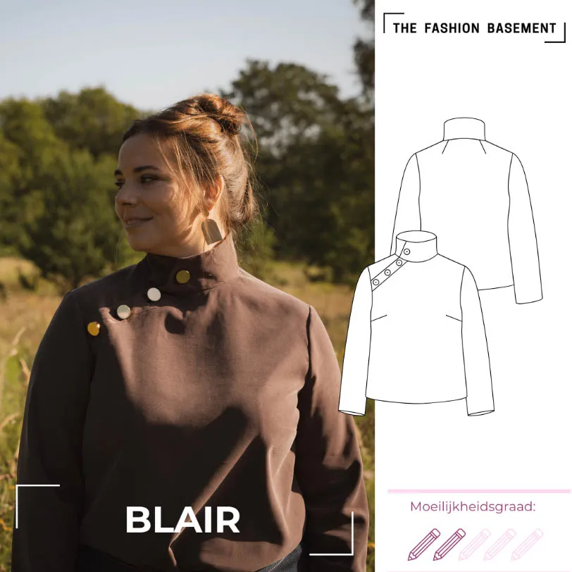 Modelpatroon trui 'Blair' - The Fashion Basement